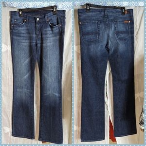 7for all mankind bootcut jeans sz 30 tall